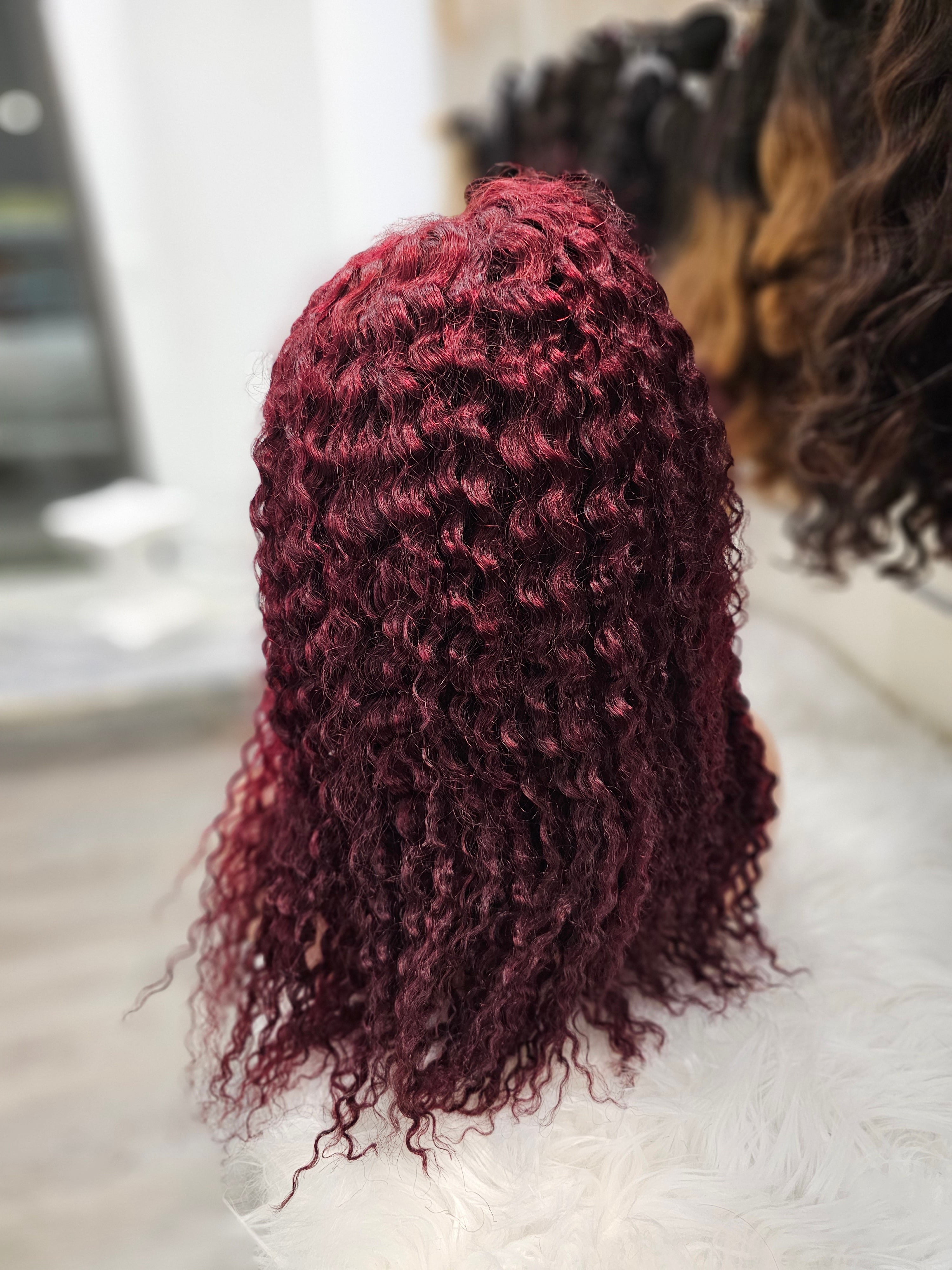 Parrucca capelli ricci 100% di lunghezza 40cm ANGELBELLA HD-ZHTT-6A5X5KC16YF