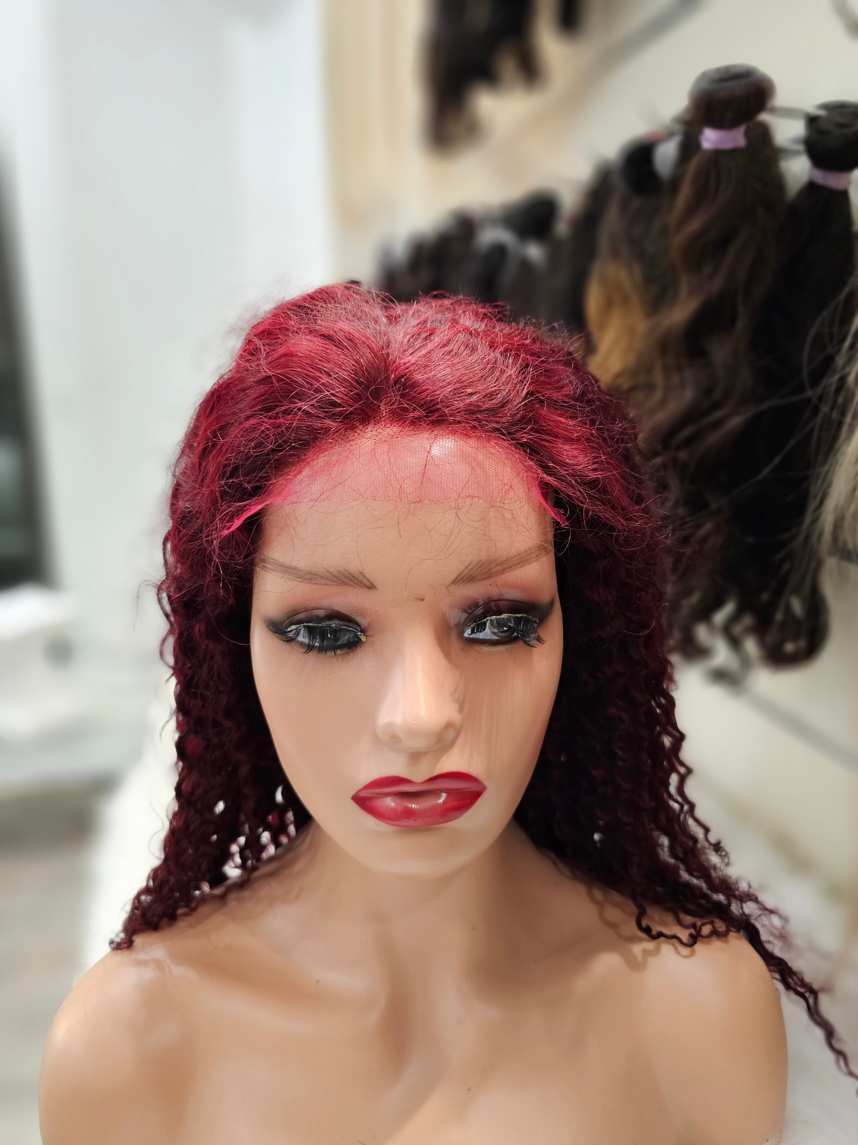 Parrucca capelli ricci 100% di lunghezza 40cm ANGELBELLA HD-ZHTT-6A5X5KC16YF